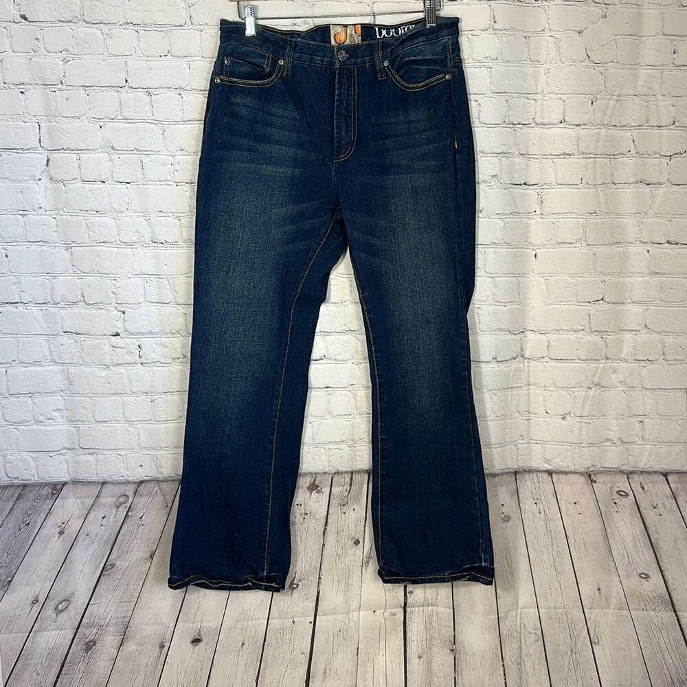 Vintage OP Ocean Pacific Bootcut Jeans Mens Dark Wash Blue Denim‎ size 34x30